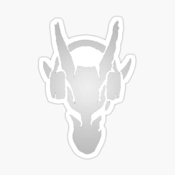 Iconic Production Logo Gray Gradient Sticker