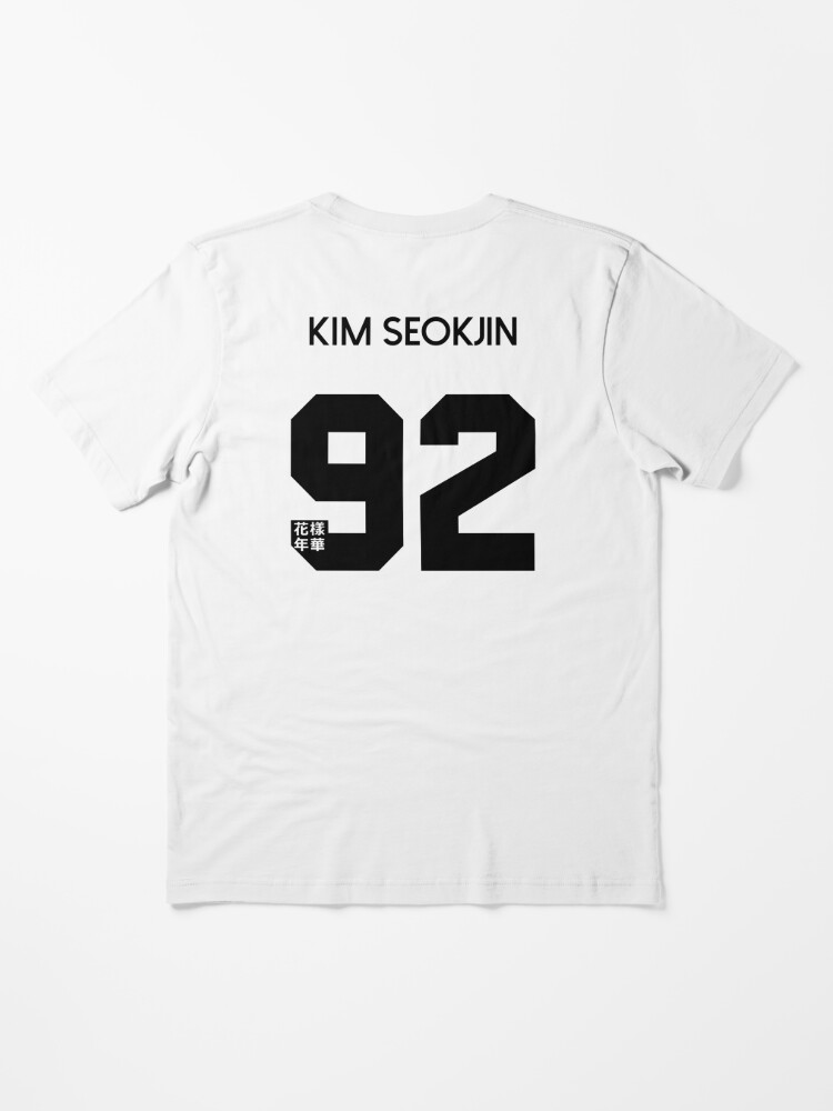 BTS Kim Seokjin - Seokjin in white t-shirt looking so