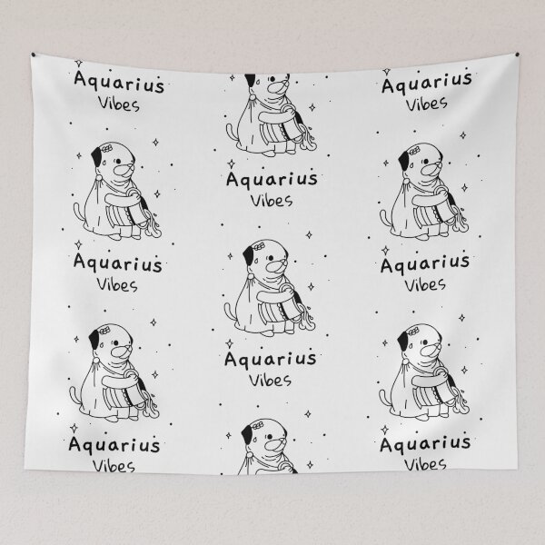 Item preview, Aquarius Vibes Dogs Of The Zodiac  designed and sold by LadyZodiac.