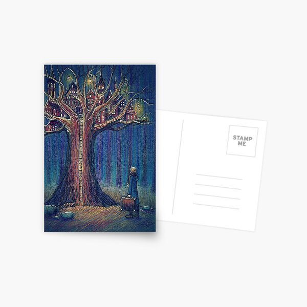 Item preview, Nightfall Town designed and sold by illustore.