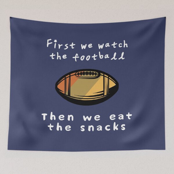 Item preview, First we watch the football then we eat the snacks designed and sold by Ollie P.  Leo.