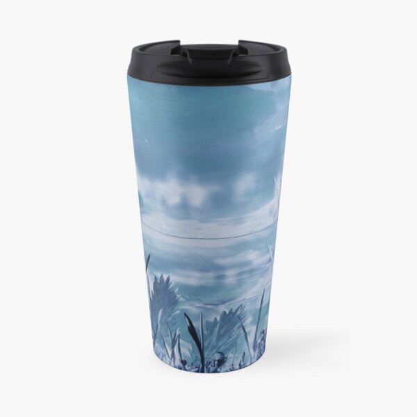 Serene Blue Travel Mug