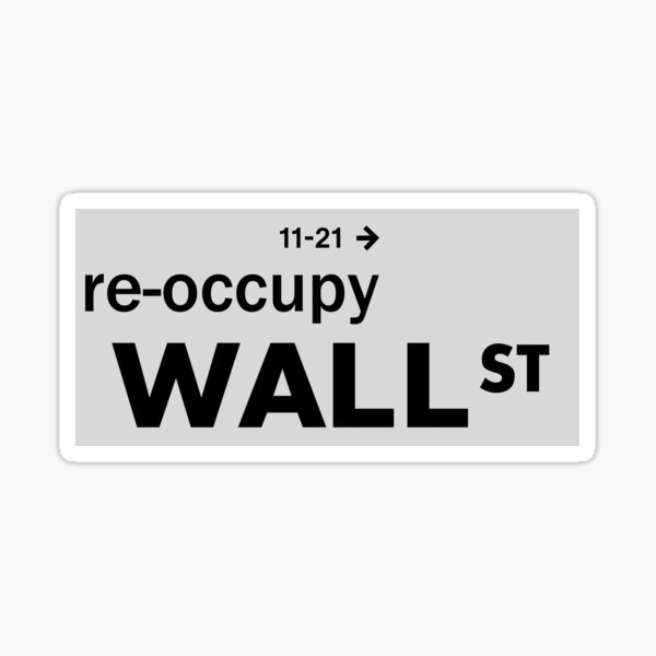 REOCCUPY WALL STREET 1st-gen-2 Sticker