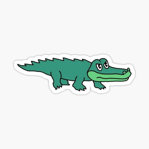 Green Lizard Stickers.