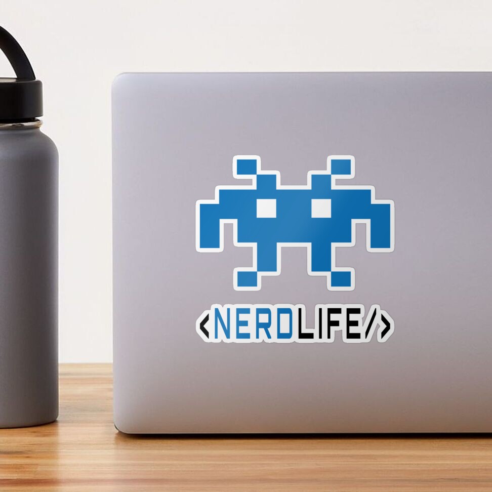 NerdLife Blue Sticker
