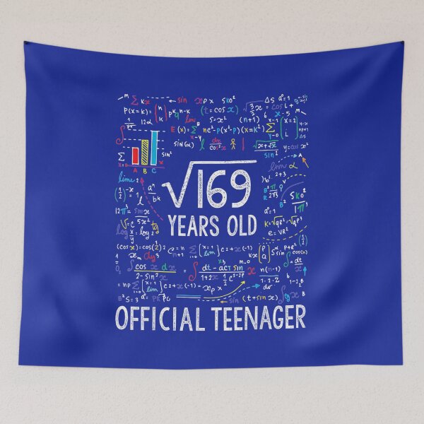 Item preview, Square Root Of 169 13 Years Old Official Teenager Birthday designed and sold by markknotts.