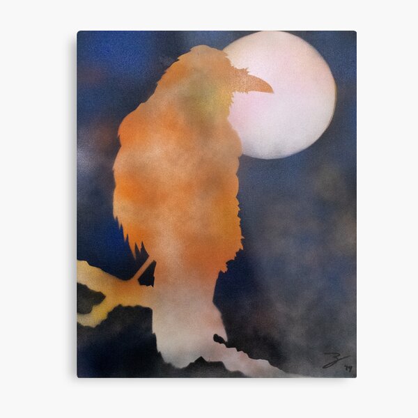 Joshua Tree Raven Metal Print
