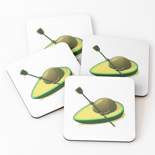 Item preview, Kayaking - Avocado Rowing cute SKY designed and sold by loves789.