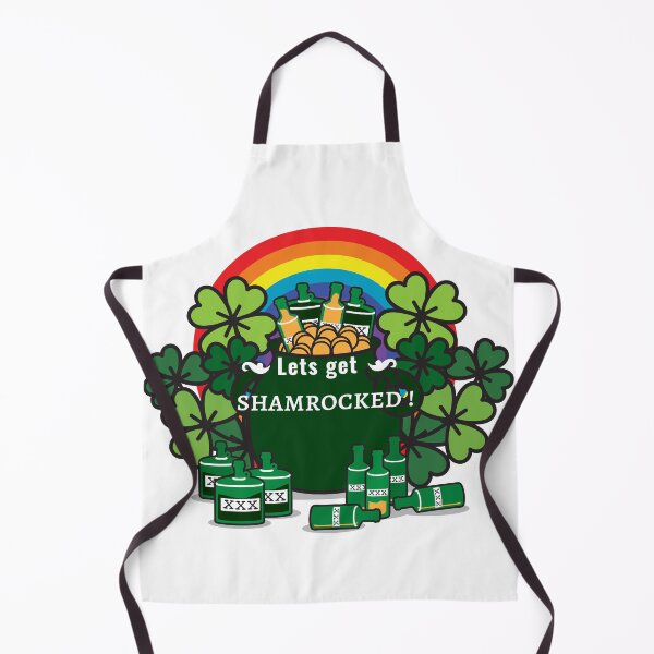 Item preview, lets get shamrocked, st patricks day, shamrocked, irish, clover, drinking shirt designed and sold by cathelkav.