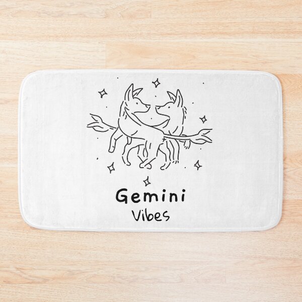 Item preview, Gemini Vibes Dogs Of The Zodiac designed and sold by LadyZodiac.