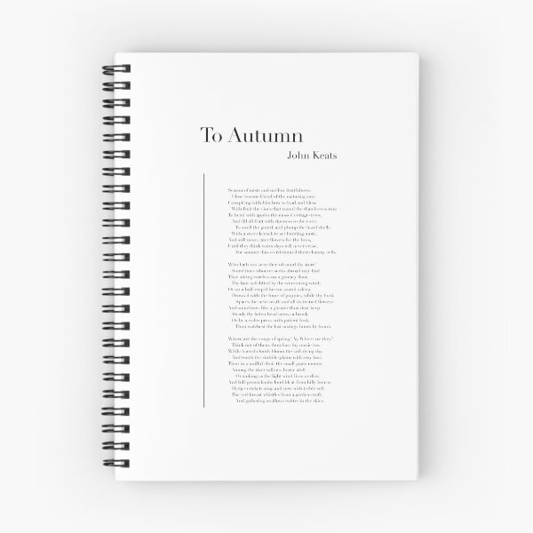 Item preview, To Autumn by John Keats designed and sold by wisemagpie.