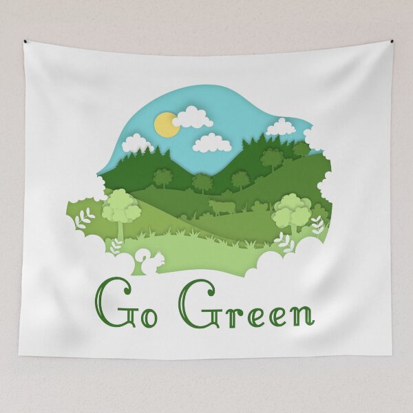 Item preview, go green designed and sold by EzzatAbuShanap.