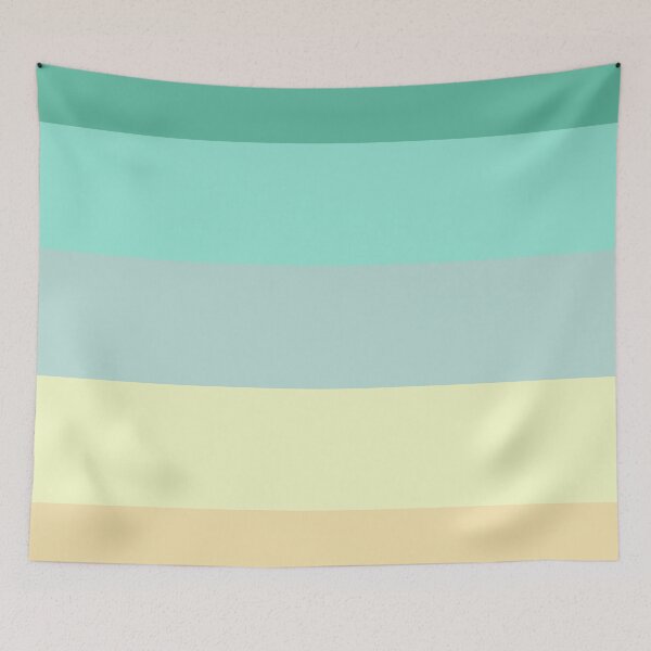 Item preview, Stripe Pastel Green and Yellow Pattern  designed and sold by JienChan26.