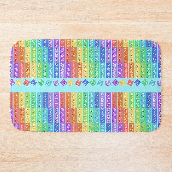 Item preview, Rainbow Numbers designed and sold by Nicole Florian.