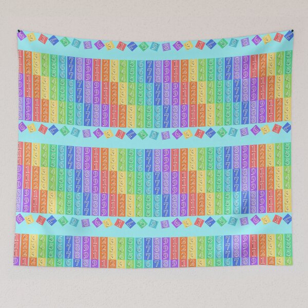 Item preview, Rainbow Numbers designed and sold by Nicole Florian.