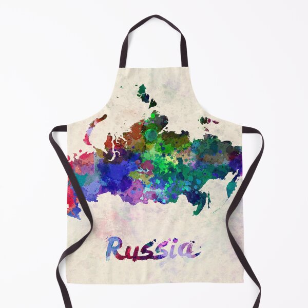 Item preview, Russia  watercolor map designed and sold by paulrommer.