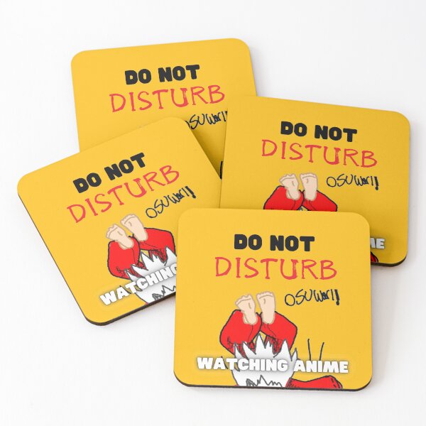 Item preview, do not disturb, watching anime  designed and sold by AnimeWorld8.