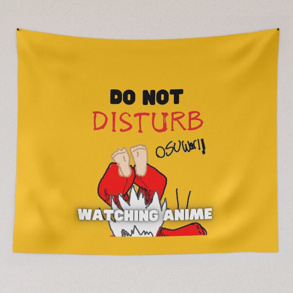 Item preview, do not disturb, watching anime  designed and sold by AnimeWorld8.