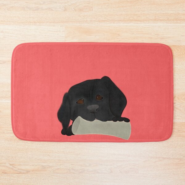 Item preview, Puppy with a bone designed and sold by MoonlitMadnessDesigns.