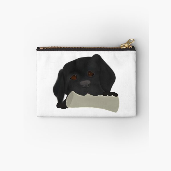 Item preview, Puppy with a bone designed and sold by MoonlitMadnessDesigns.