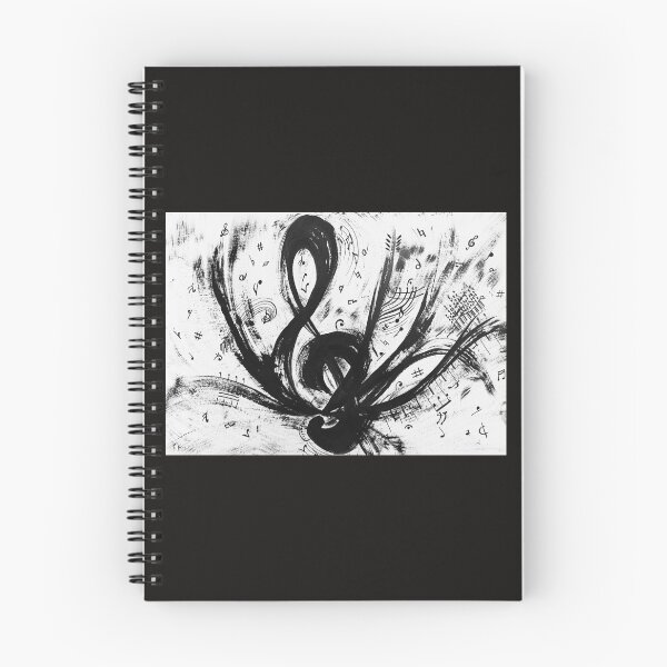 Item preview, Abstract musical notes painting designed and sold by Sonia dutta_art.