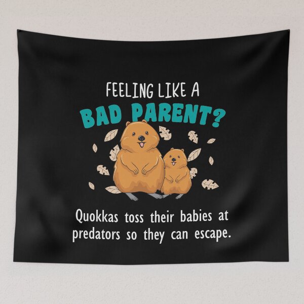 Item preview, Feeling Like a Bad Parent? Funny Quokkas designed and sold by csaron92.