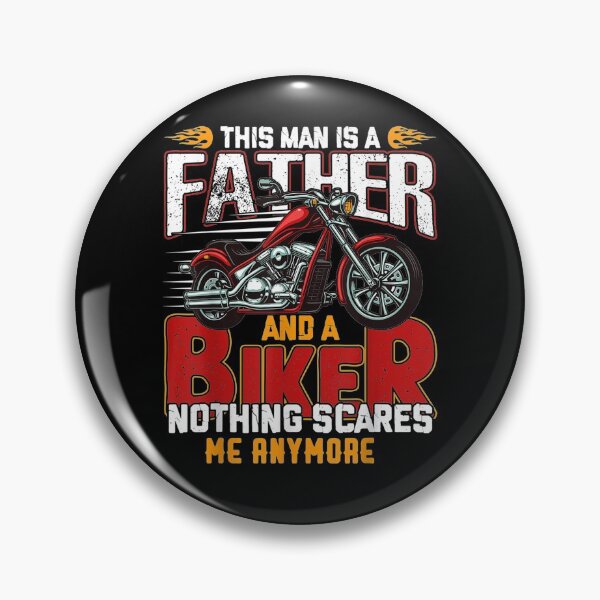 Item preview, Mens Biker Dad Funny Fathers Day Motorcycle Nothing Scares designed and sold by charissamo77.