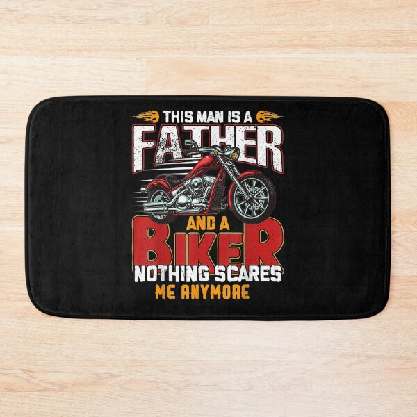 Item preview, Mens Biker Dad Funny Fathers Day Motorcycle Nothing Scares designed and sold by charissamo77.