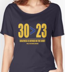 30 > 23 | Curry > James Women's Relaxed Fit T-Shirt