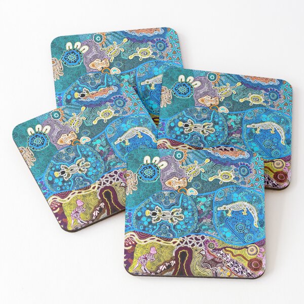 Item preview, Nyitting Boodja (Dreaming Land) designed and sold by Ngalangmoort.