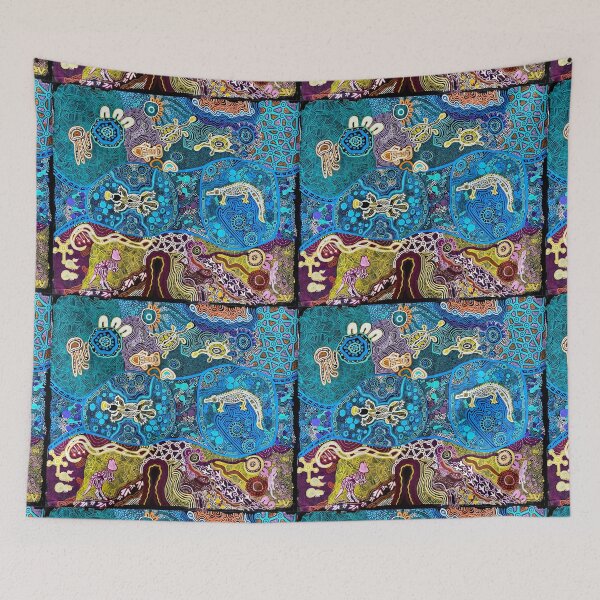 Item preview, Nyitting Boodja (Dreaming Land) designed and sold by Ngalangmoort.