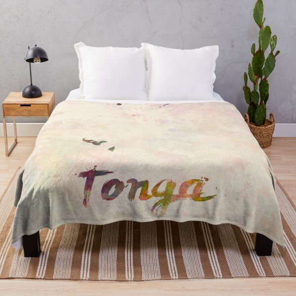 Item preview,  Tonga watercolor map  designed and sold by paulrommer.
