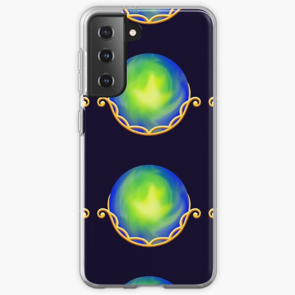 Cradled Globes - Terra Gold Samsung Galaxy Soft Case