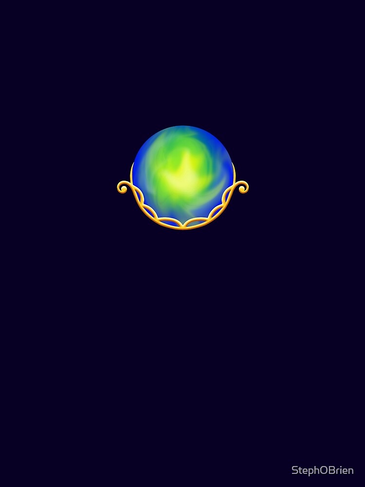 Thumbnail 5 of 5, Graphic T-Shirt, Cradled Globes - Terra Gold designed and sold by StephOBrien.