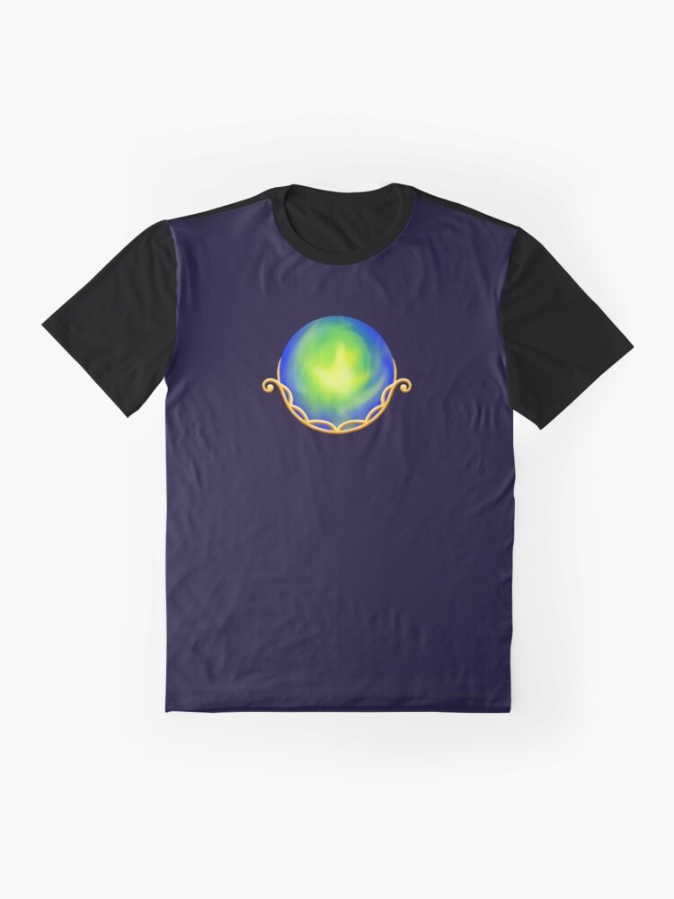 Thumbnail 4 of 5, Graphic T-Shirt, Cradled Globes - Terra Gold designed and sold by StephOBrien.