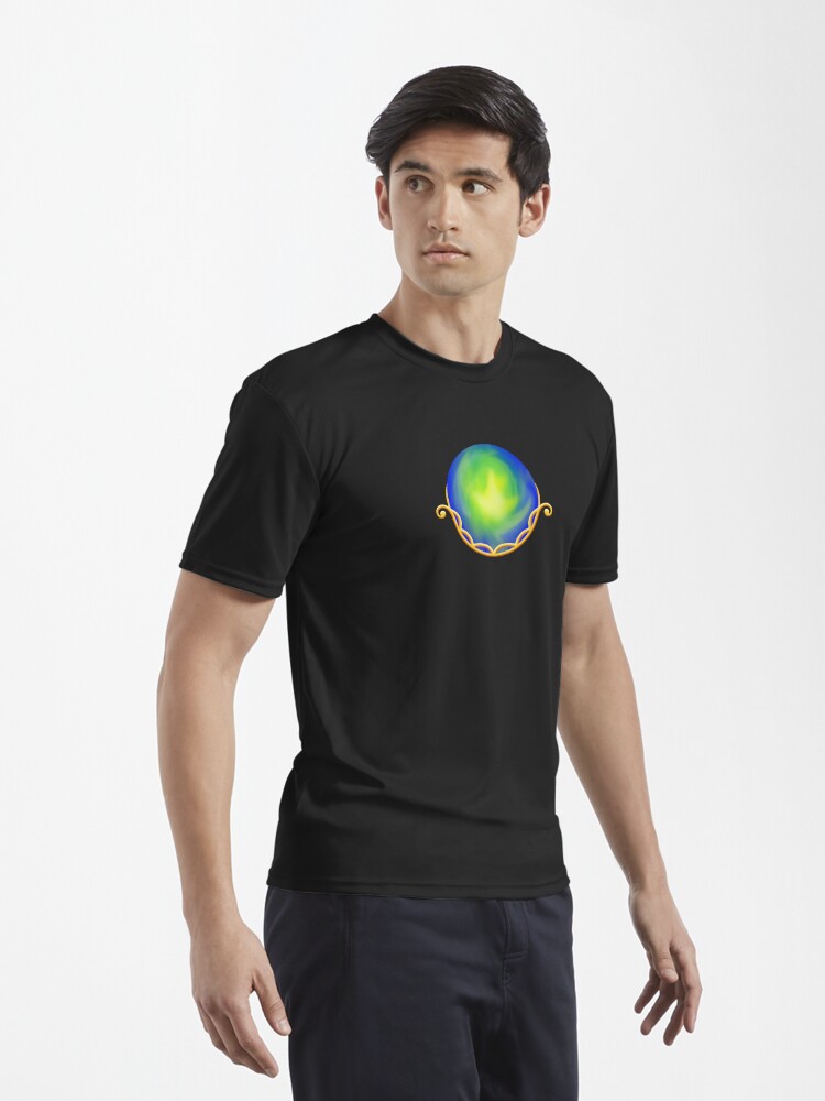 Thumbnail 3 of 7, Active T-Shirt, Cradled Globes - Terra Gold designed and sold by StephOBrien.