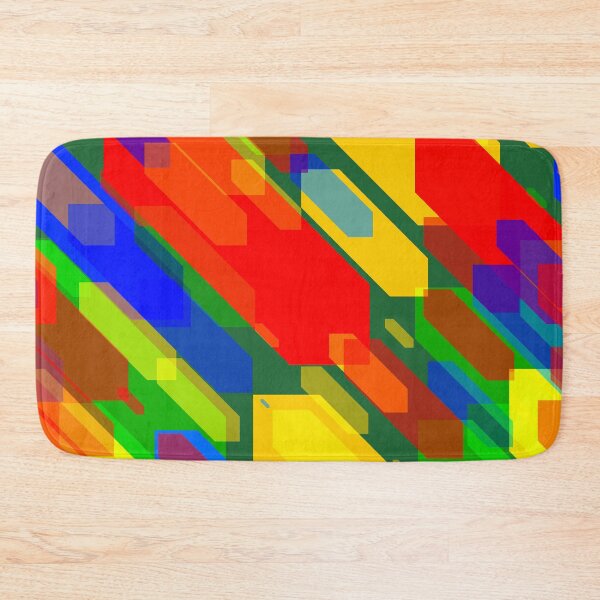 Item preview, Colorful distorted hexagons designed and sold by lalylaura.