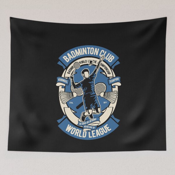 Item preview, Badminton club world league designed and sold by WigglyLine.