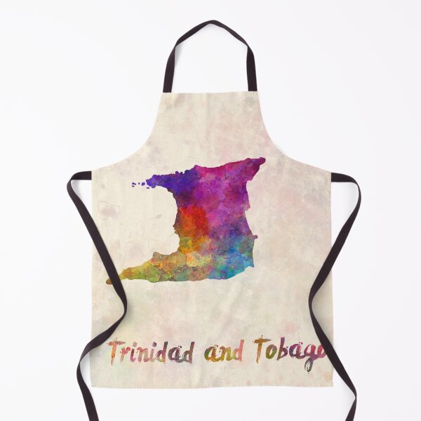 Item preview, Trinidad and tobago watercolor map  designed and sold by paulrommer.
