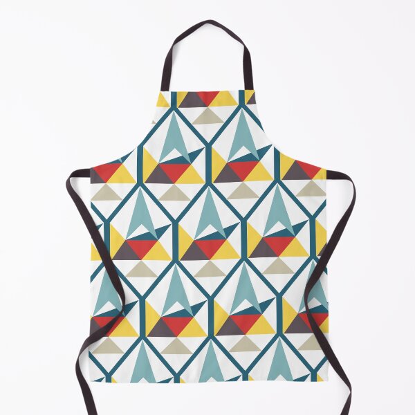 Item preview, White with Multicoloured Geometric Design designed and sold by shadowbright.