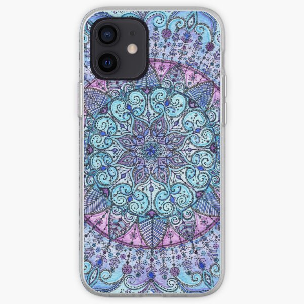 Blue Mandala iPhone Soft Case
