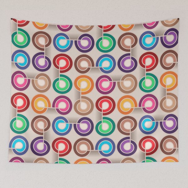 Item preview, Colorful spirals pattern designed and sold by lalylaura.