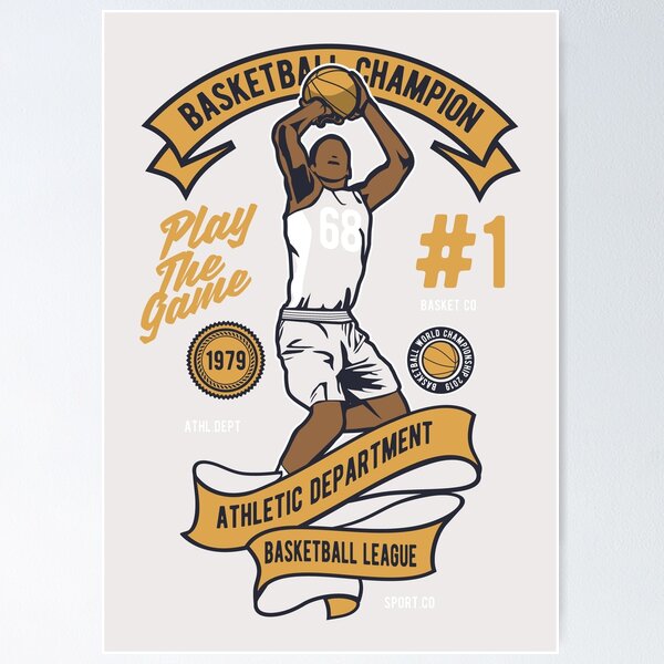 Item preview, Basket ball champion designed and sold by WigglyLine.