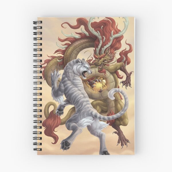 Item preview, Tigress and Ancient Dragon designed and sold by SleepingFoxArt.