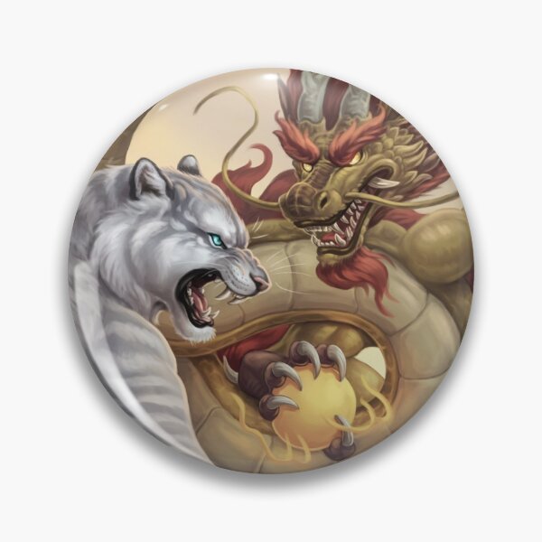 Item preview, Tigress and Ancient Dragon designed and sold by SleepingFoxArt.