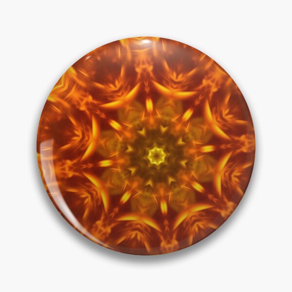 Item preview, Mandala Sunlight Orange Pattern designed and sold by miraminerva09.