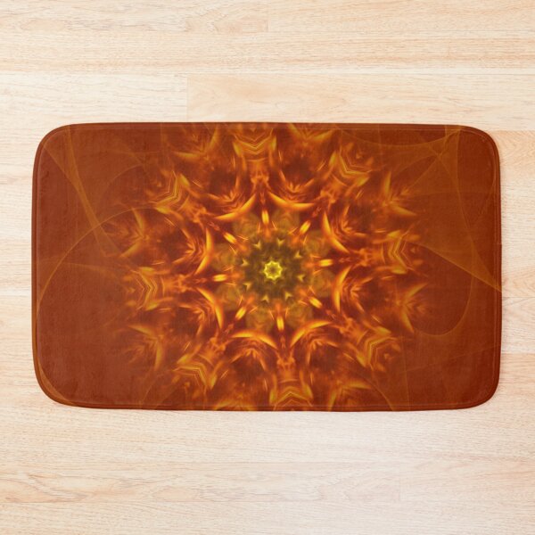 Item preview, Mandala Sunlight Orange Pattern designed and sold by miraminerva09.