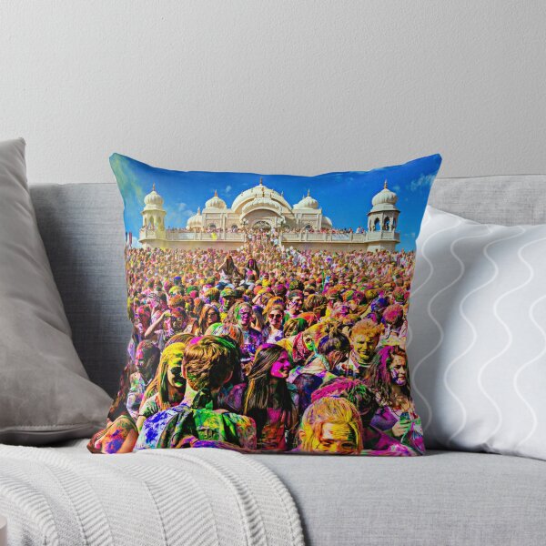 Aperçu de l'œuvre Holi - Festival des couleurs du printemps et partage de l'amour de l'Inde et du Népal créée et vendue par UnitShifter.