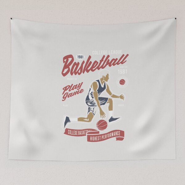 Item preview, Basket ball college league designed and sold by WigglyLine.