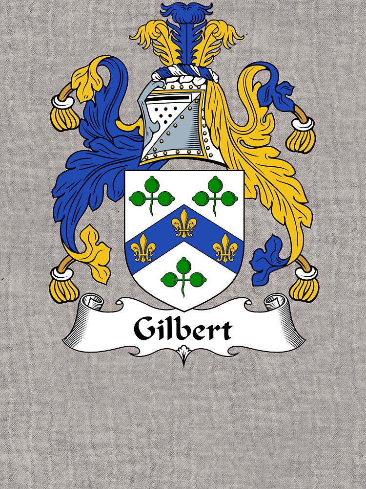 "Gilbert Coat of Arms / Gilbert Family Crest" Lightweight Hoodie by